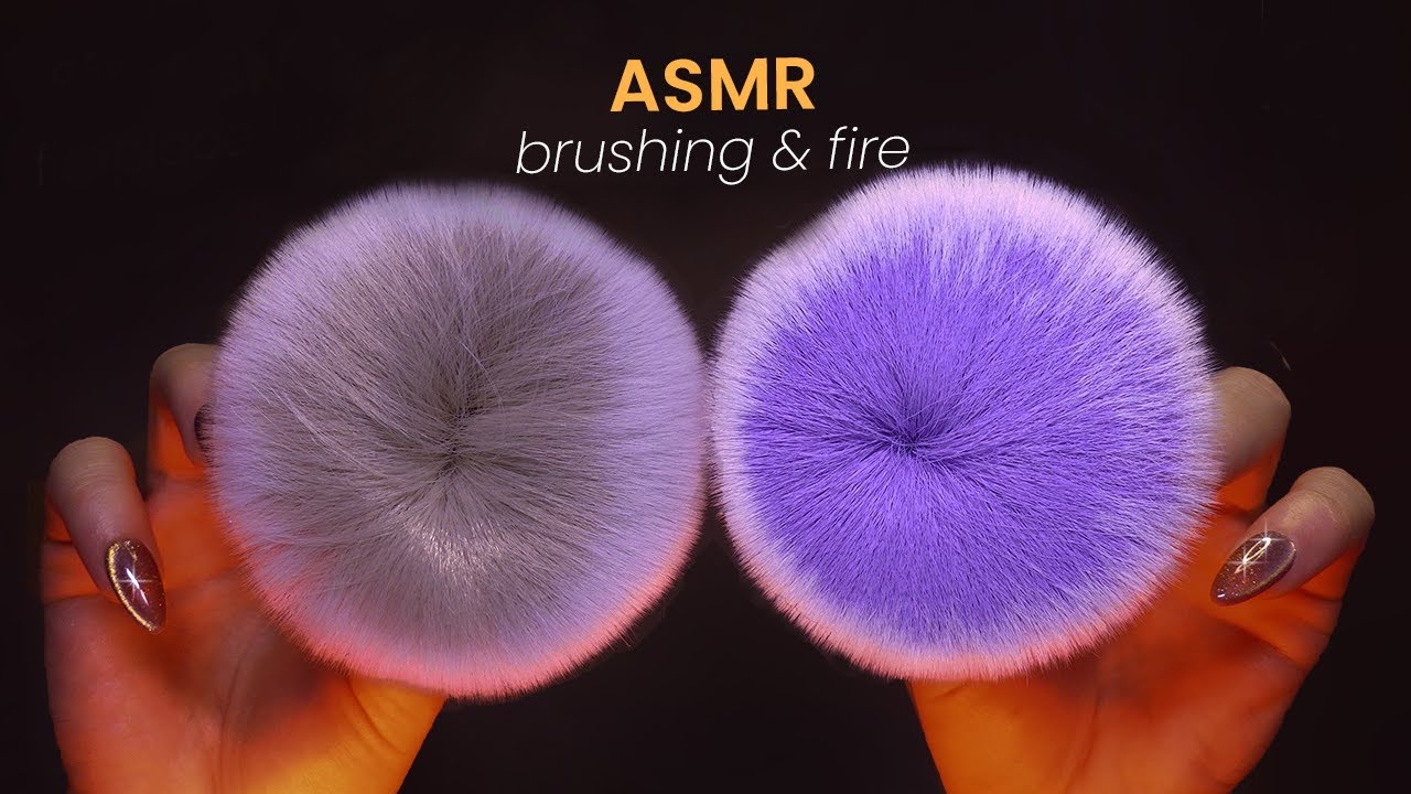 ASMR Brushing You Into Deep Sleep by a Cozy Fireplace (No Talking)