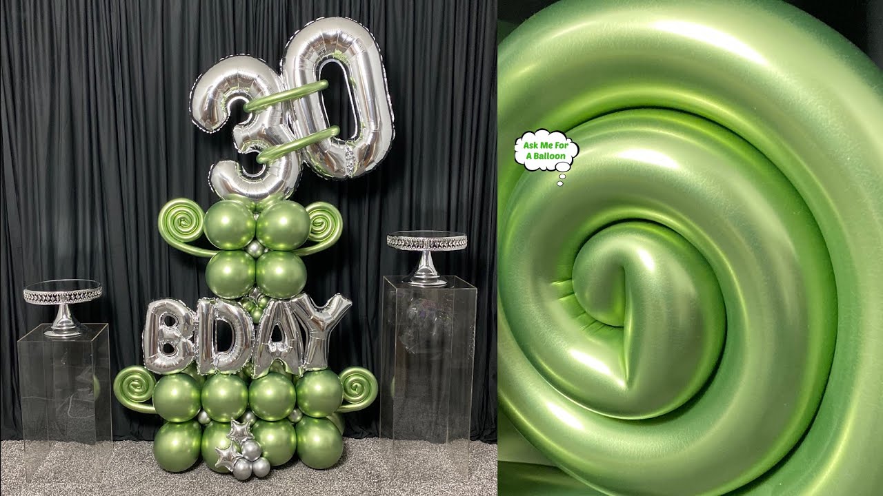 Balloon Bouquet 30th Birthday
