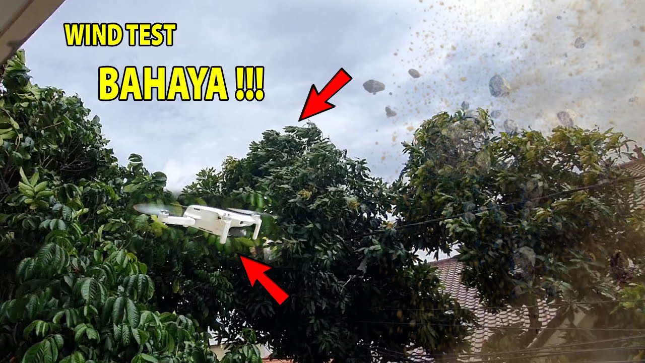 DJI MINI 2 TEST lawan ANGIN NGAMUK