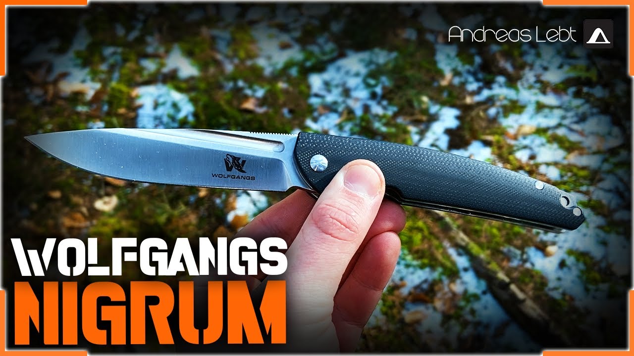 Wolfgangs Nigrum - EDC Folder Klapp-Messer - Outdoor Survival Bushcraft EDC Ausrüstung Review Test