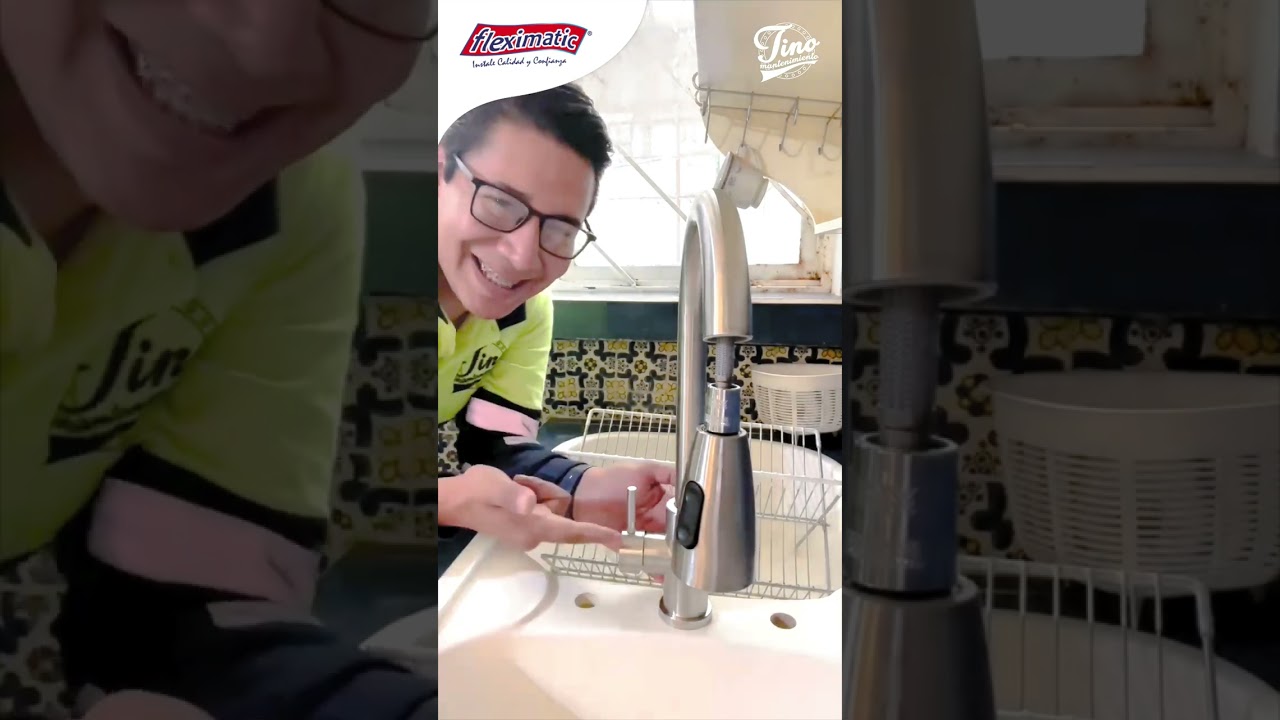 Instalaci&oacute;n de Mezcladora Monomando para Fregadero Fleximatic