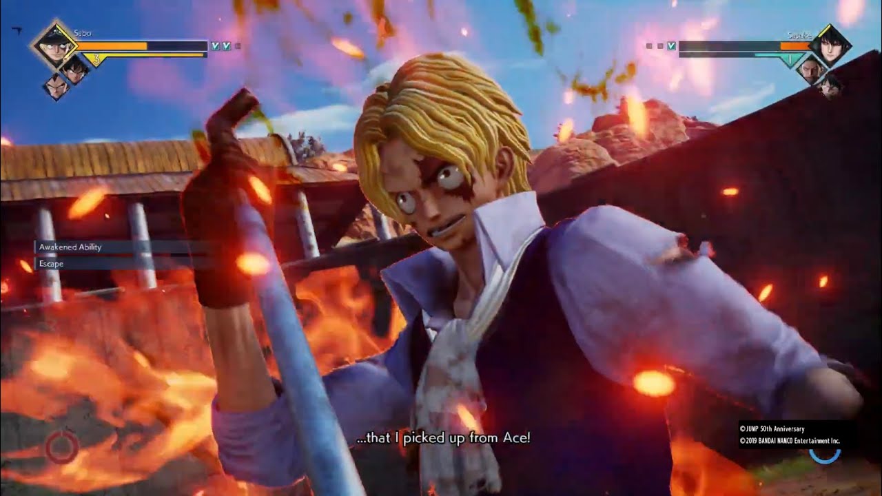 Jump Force Sabo Gameplay