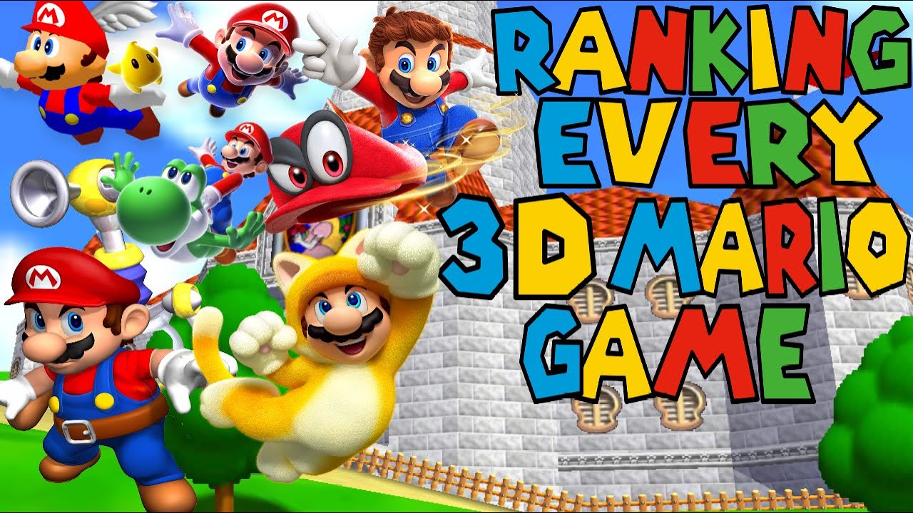 Ranking Every 3D Mario Game WORST To BEST (Top 7 Mario Games)