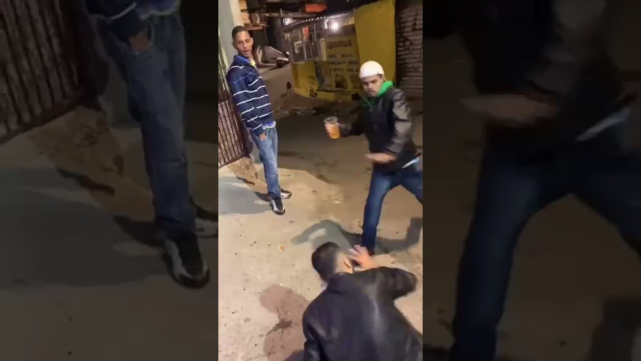 briga na roda de capoeira