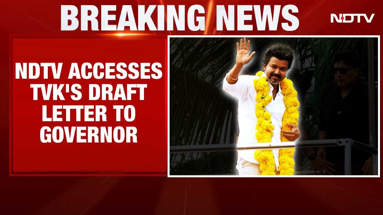 Tamil Nadu Election News | TVK Vijay Govt Formation LIVE | TVK | TVK's Vijay To Meet Governor