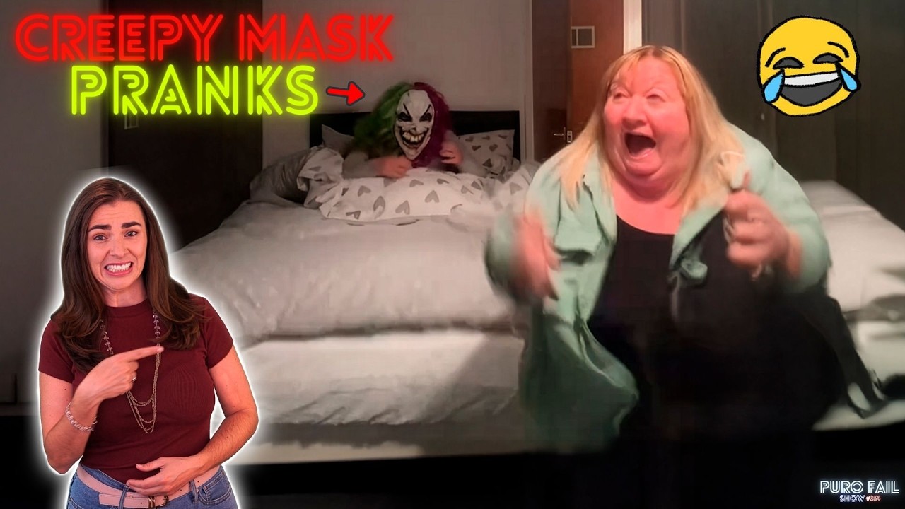 Creepy Mask Scare Pranks || Puro Fail Show #264