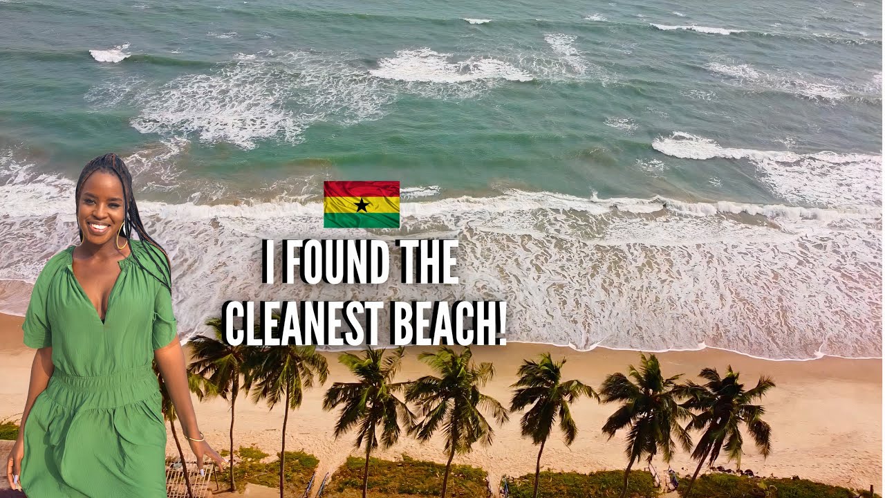 COME WITH ME TO THE CLEANEST BEACH IN GHANA | LIVING IN GHANA