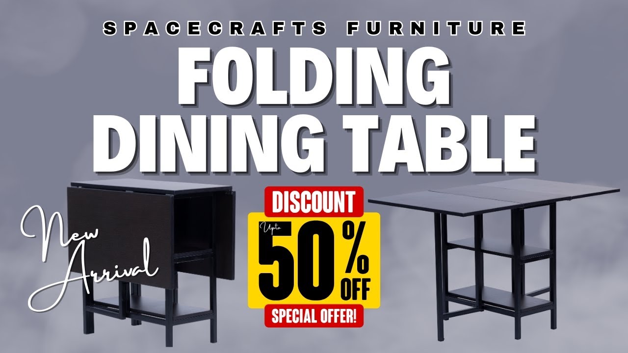 Folding Dining Table | Space Saving Furniture | Spacecrafts Furniture