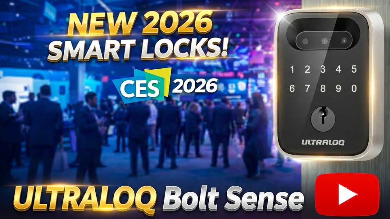 ULTRALOQ Bolt Sense at CES 2026 – The Most Advanced Biometric Smart Lock Yet?