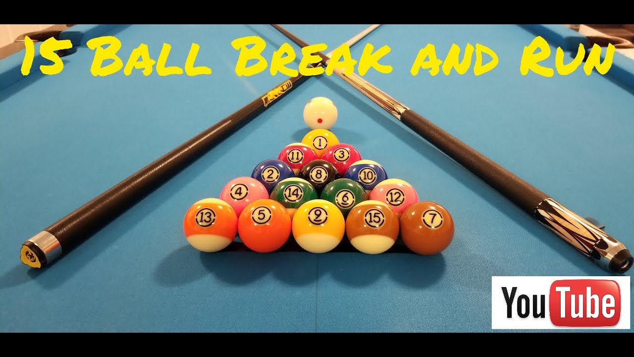 15 Ball Break and Run In Under 2 Minutes