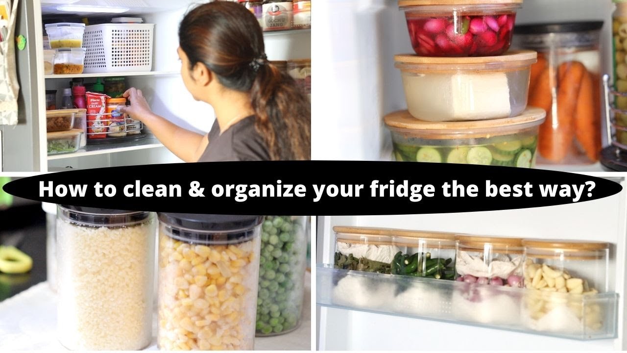 How to deep clean and organize a fridge the best way? | What's in my fridge? | Freezer organization