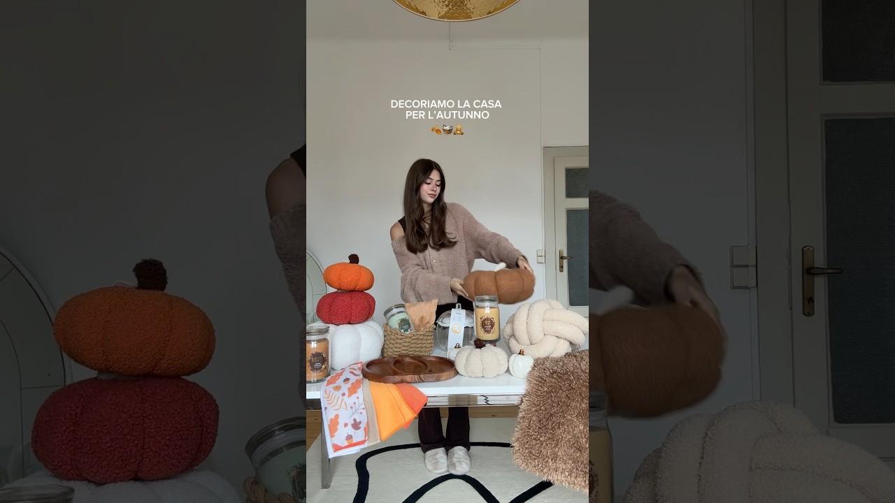 DECORIAMO LA CASA PER L’AUTUNNO 