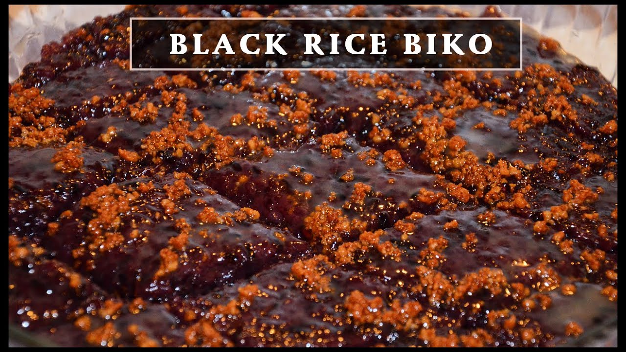 How To Make Biko With Black Sticky Rice Recipe | Super Marie