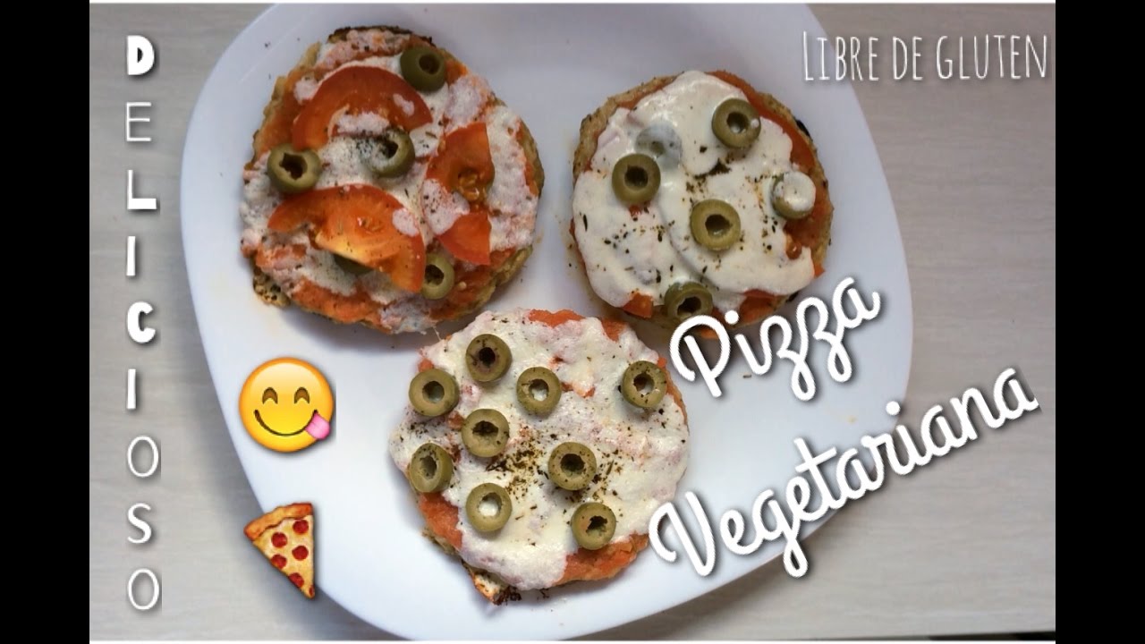 Pizza Super SALUDABLE 🍕😍🍕 (vegetariana)