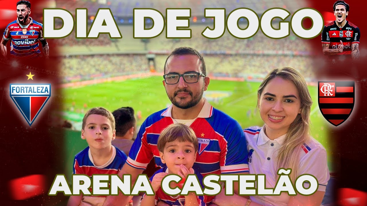 Jogo Fortaleza x Flamengo na Arena Castel&atilde;o