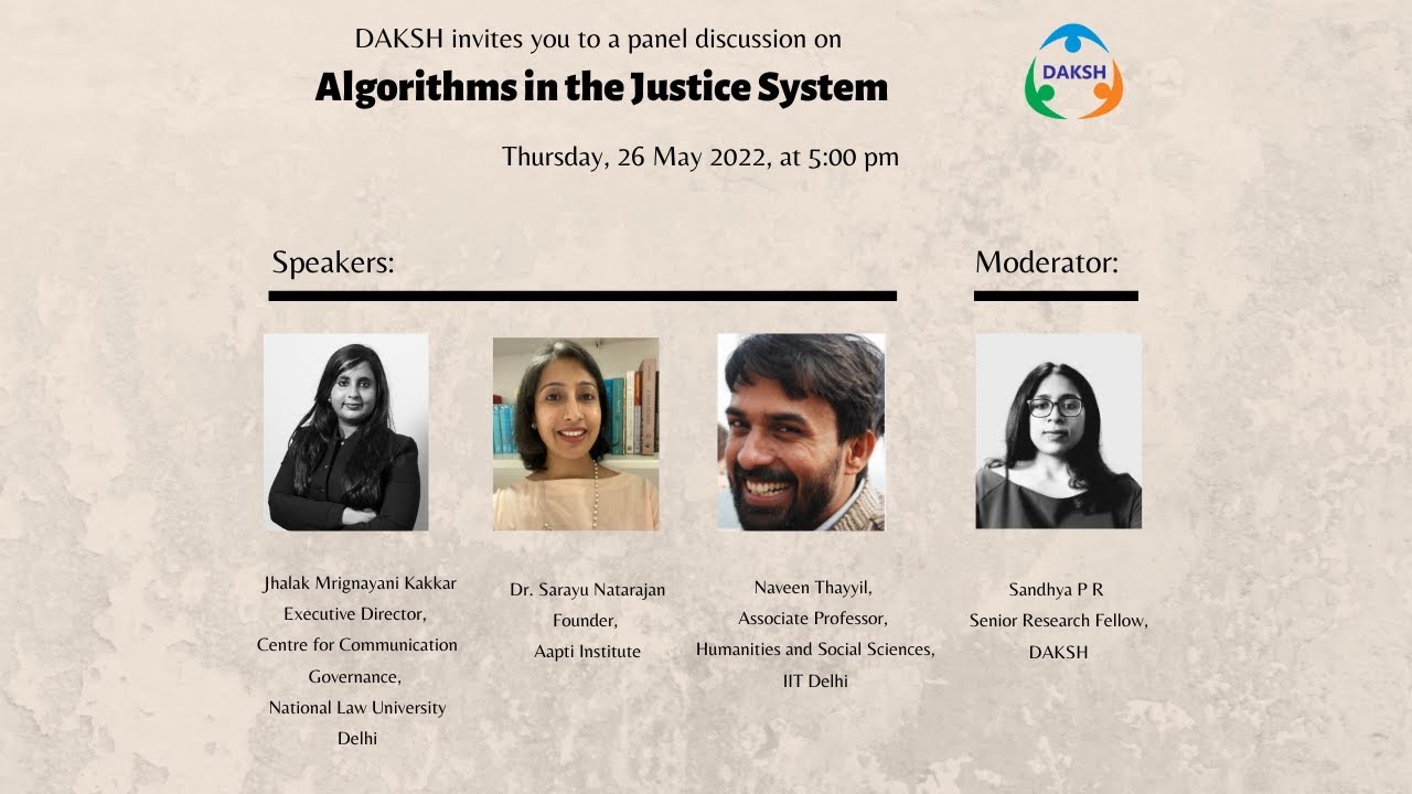 Algorithms in the Justice System
