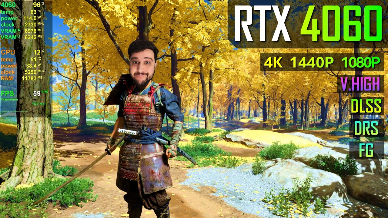 RTX 4060 — Призрак Цусимы