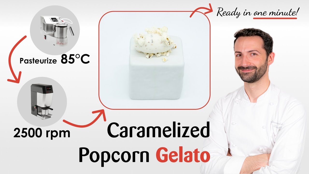 Il Gelato al Popcorn e Caramello che NON SAPEVI DI VOLERE: Facile e Pronto in pochi minuti