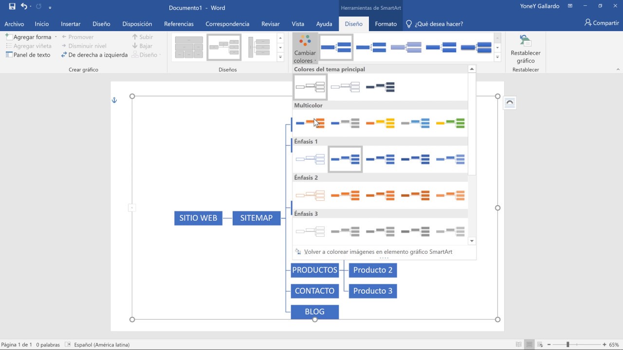 Cómo hacer un esquema en Word