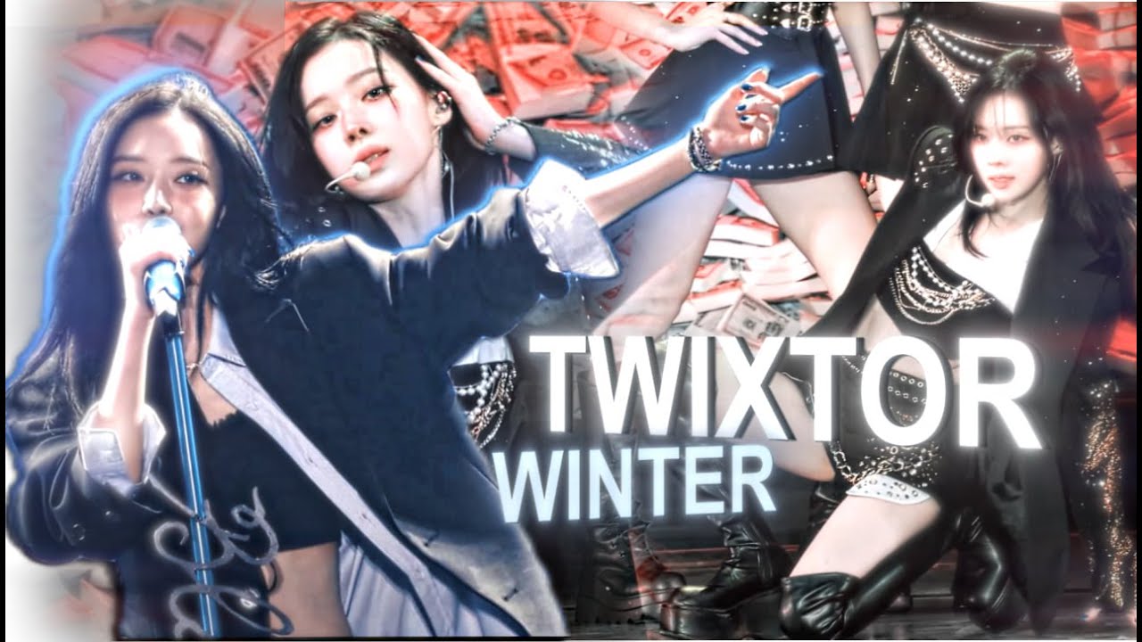 WINTER AESPA SYNK:aeXIS LINE TWIXTOR 4K / WINTER HOT TWIXTOR /  WINTER BLUE TWIXTOR