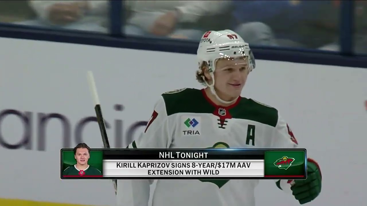 Kirill Kaprizov signs NHL record contract extension with Minnesota Wild