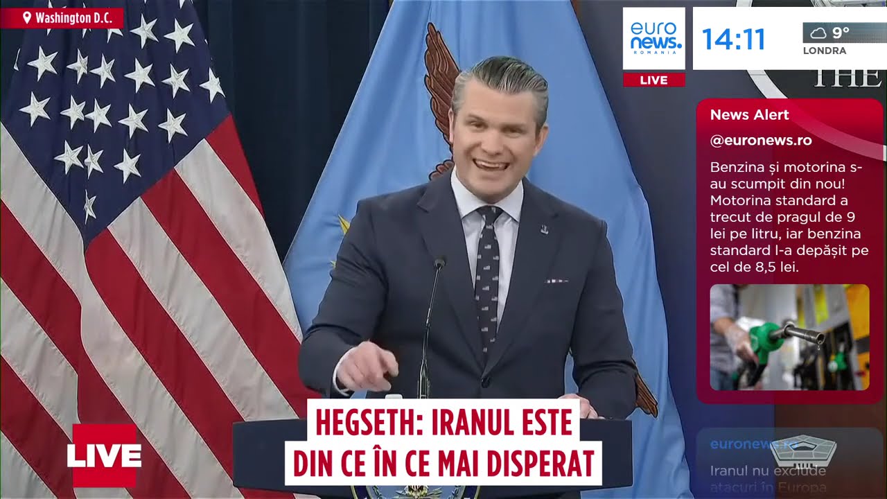 Pete Hegseth spune că noul lider al Iranului „e rănit și probabil desfigurat”: „Cine conduce țara?”