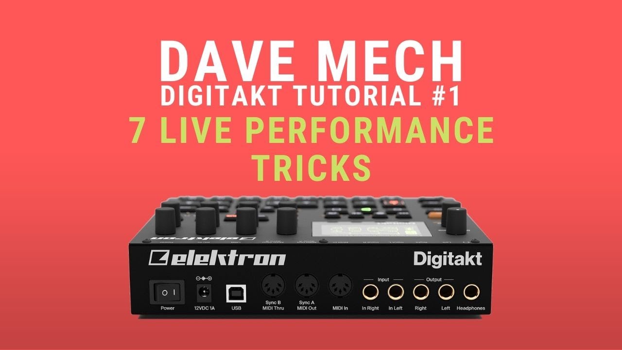 7 Live Performance Tricks || Digitakt tutorial #1