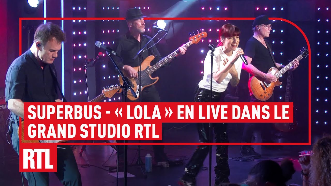 Superbus - Lola (Live) Le Grand Studio RTL