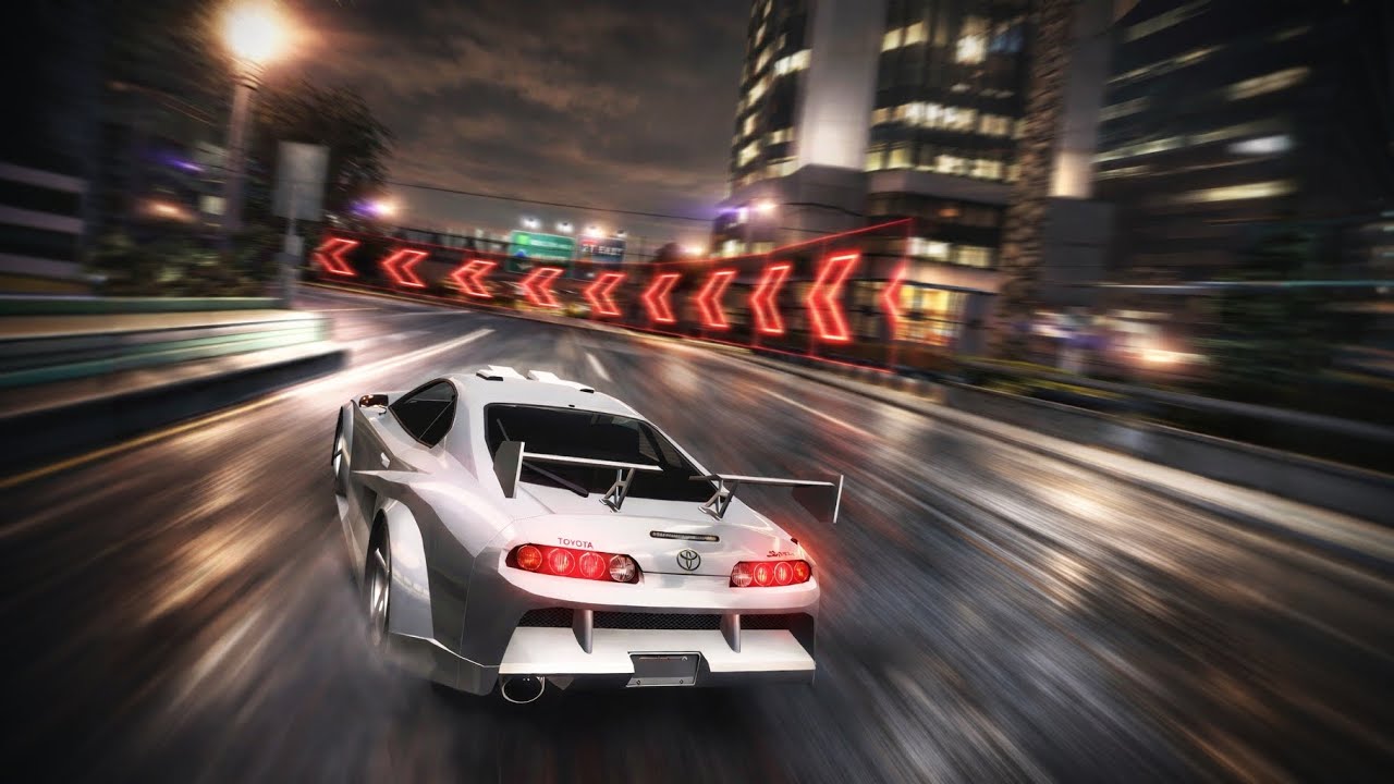 Самая быстрая гонка на TOYOTA SUPRA на трассе, NFSU2 Need for Speed ​​Underground 2
