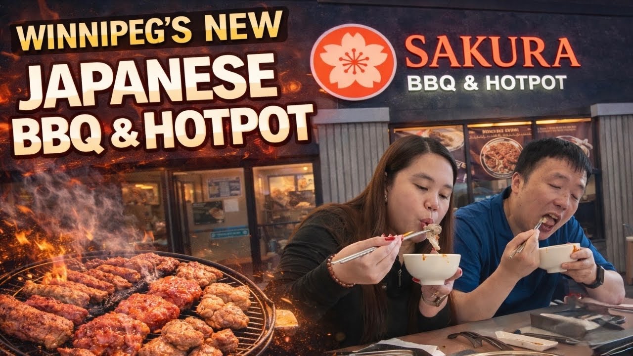 Winnipeg’s NEW Japanese BBQ & Hotpot – Is It Worth It? | Sakura BBQ & Hotpot 