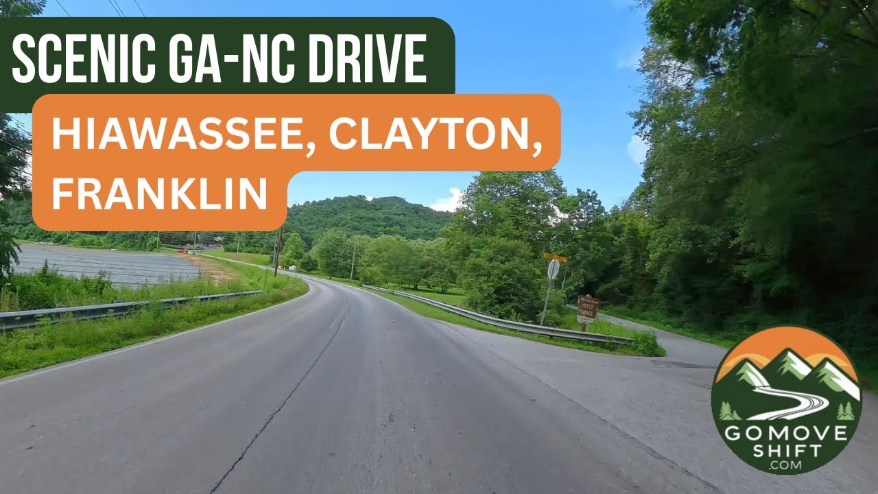Summer Drive from Hiawassee GA to Franklin NC | Scenic Backroads via Clayton & Dillard