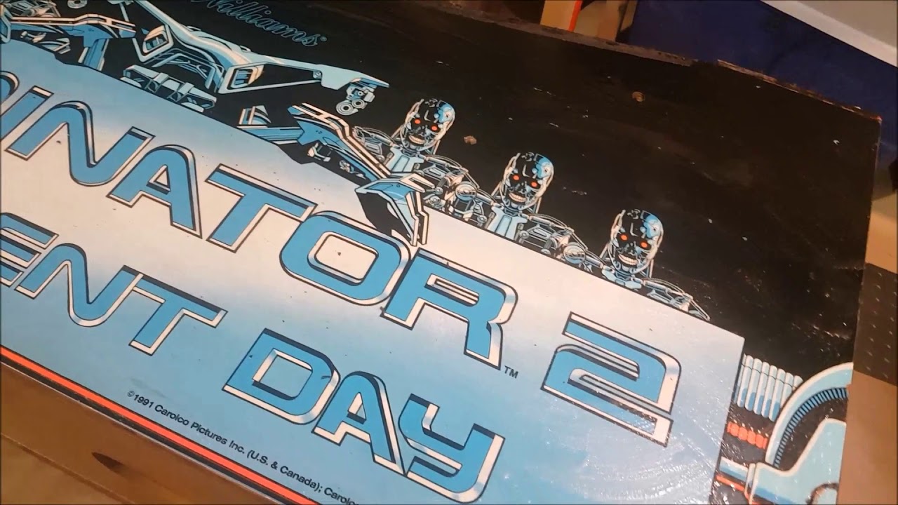 Williams Terminator 2 Pinball Restauration Vlog 09 - Décapage du Cabinet