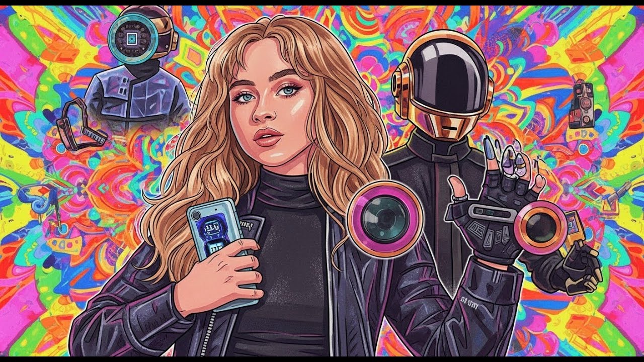 Sabrina Carpenter x Daft Punk – Flower: FunkoBots 🌸🎶