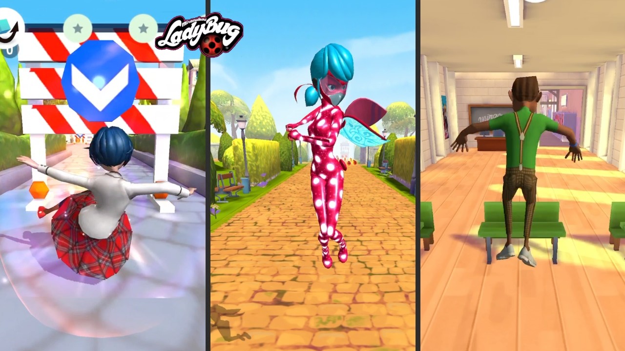 Ladybug & Cat Noir 🐞💫 Speed Through Paris to Stop Evil!