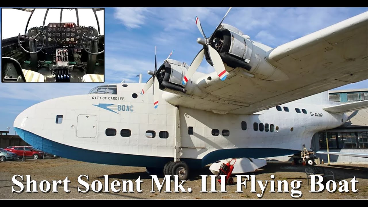 Short Solent Flying Boat Walkaround Tour | Oakland Aviation Museum