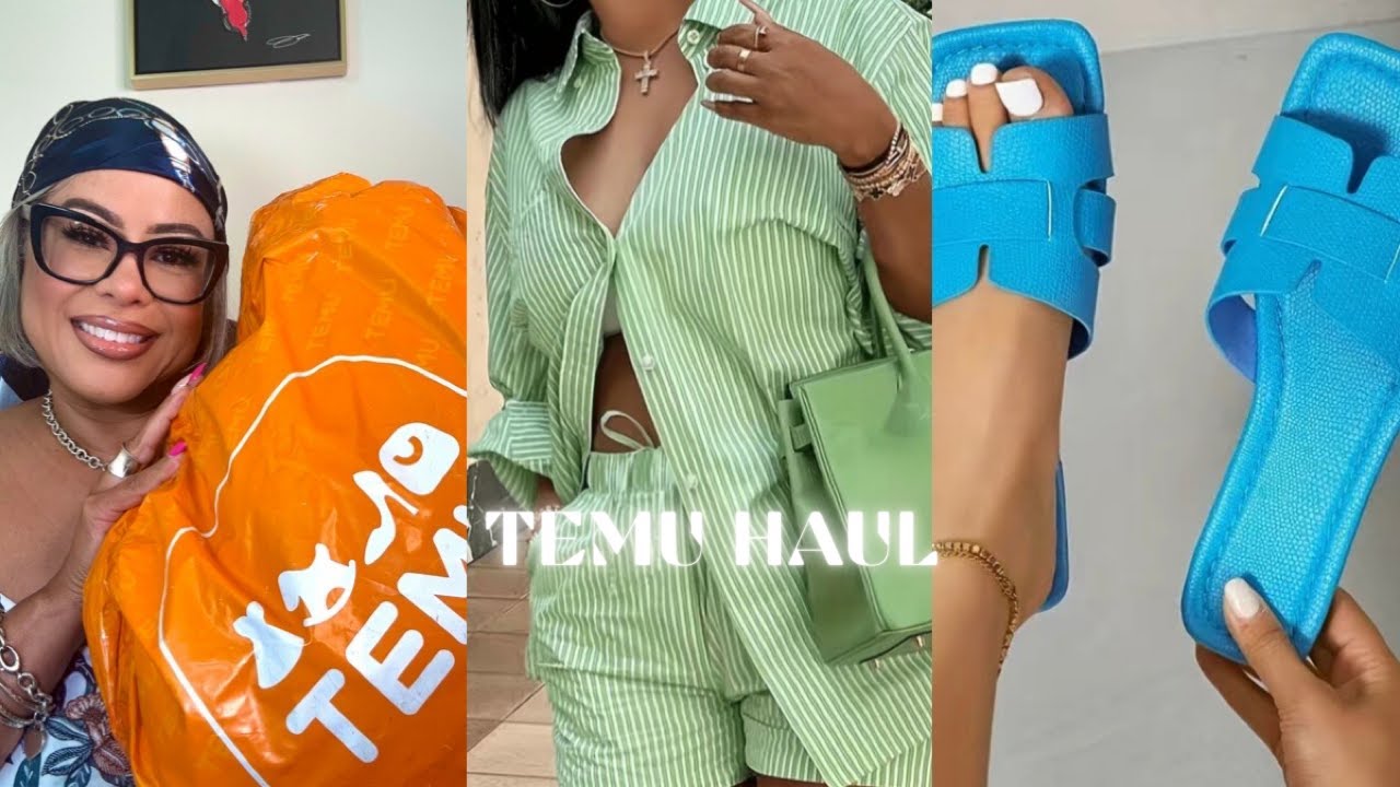 ANOTHER HUGE TEMU HAUL - APPAREL + SANDALS + BEAUTY + HOUSEHOLD