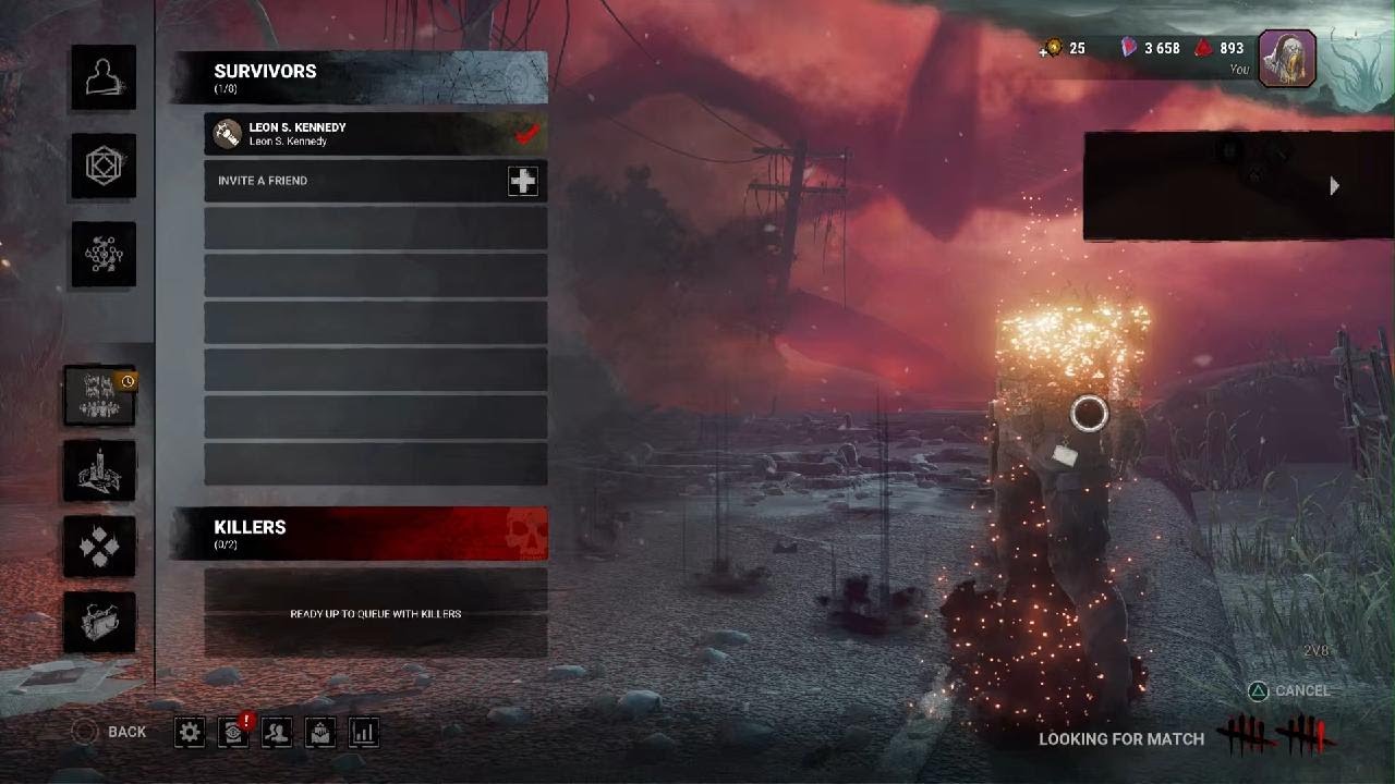 Dead by Daylight survivor 2v8 gameplay