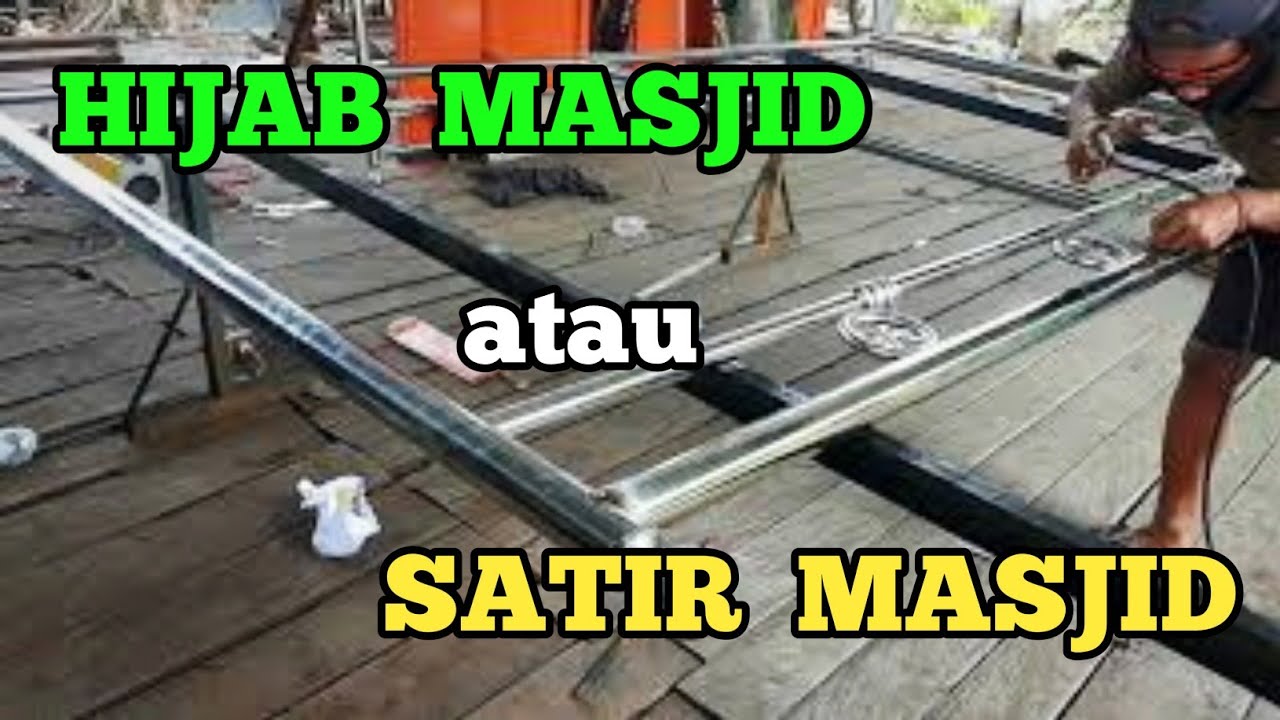 Referensi Hijab Gorden Masjid Pembatas Jamaah (Satir Jamaah) #103