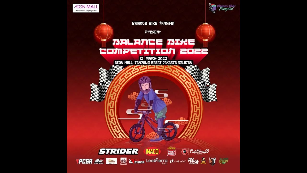 Lomba Balance Bike di Mall AEON Tanjung Barat | 12 Maret 2022