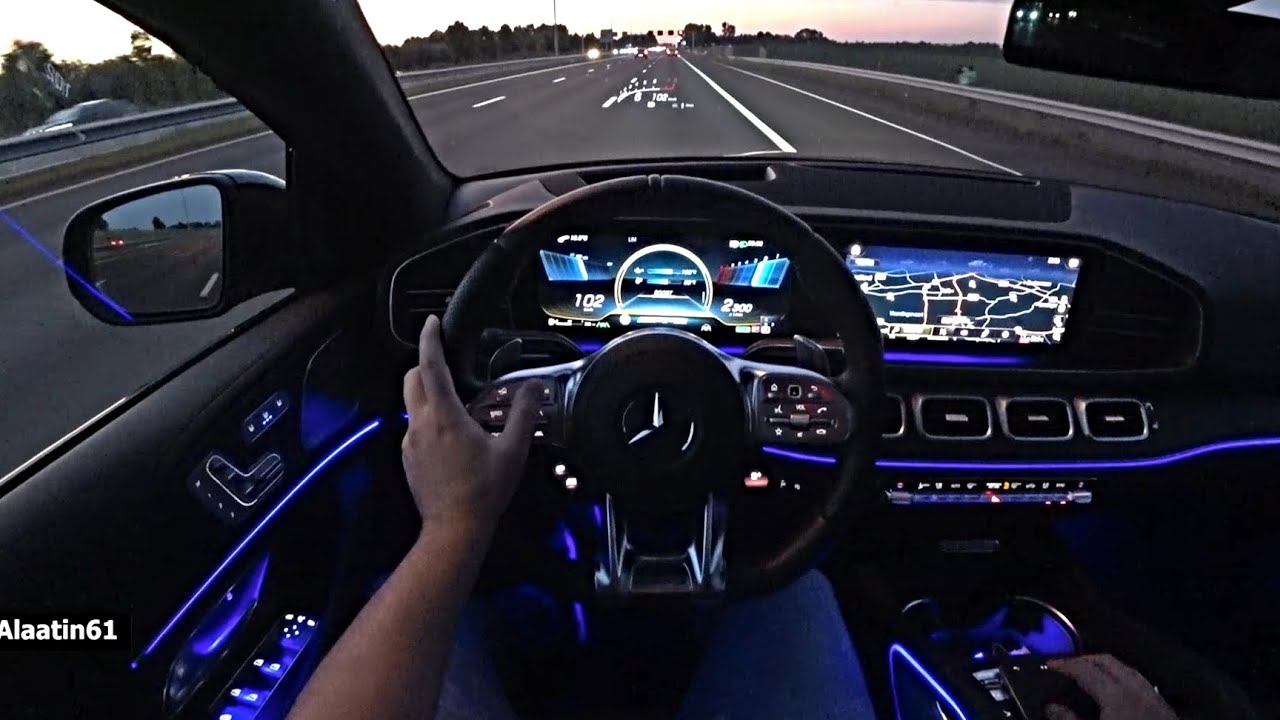 The New Mercedes GLE Coupe AMG 2023 NIGHT Test Drive