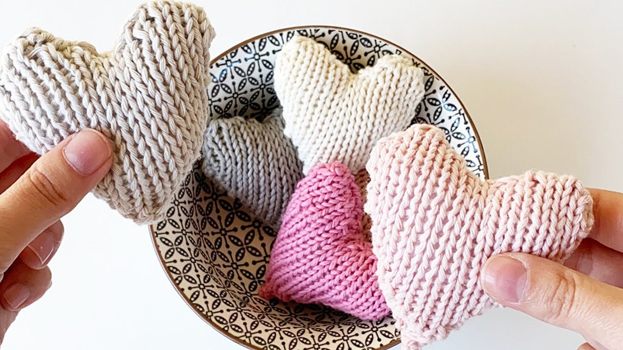 Small Heart Knitting Tutorial