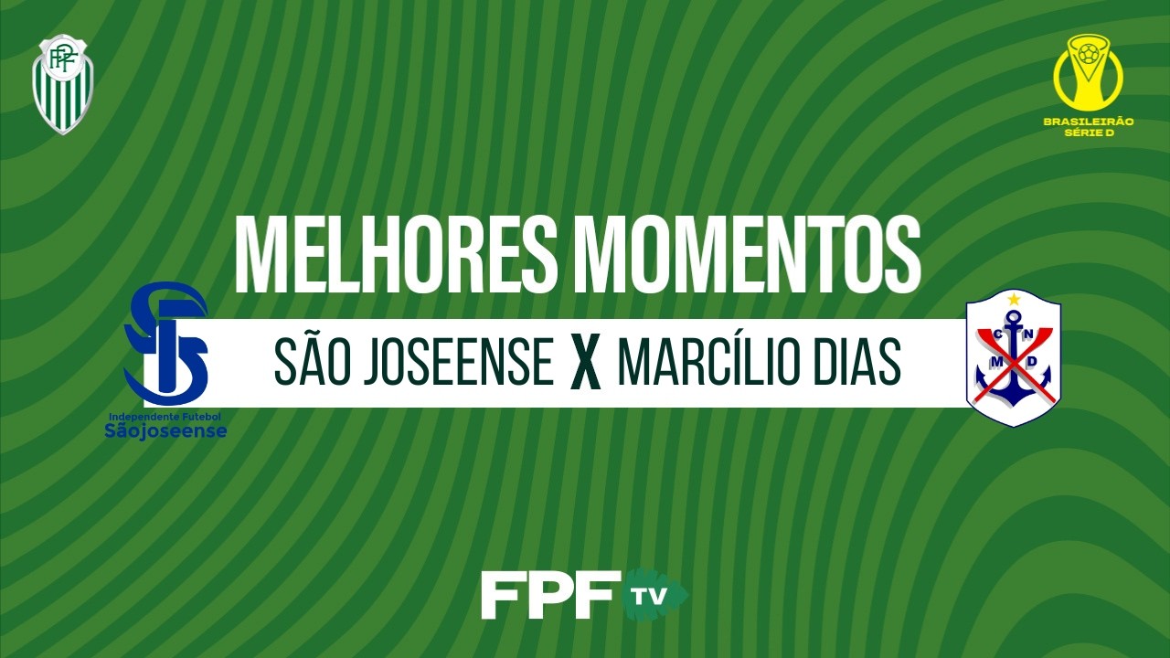 S&Atilde;O JOSEENSE 0X0 MARC&Iacute;LIO DIAS | MELHORES MOMENTOS | BRASILEIR&Atilde;O S&Eacute;RIE D 2026 | RODADA 10