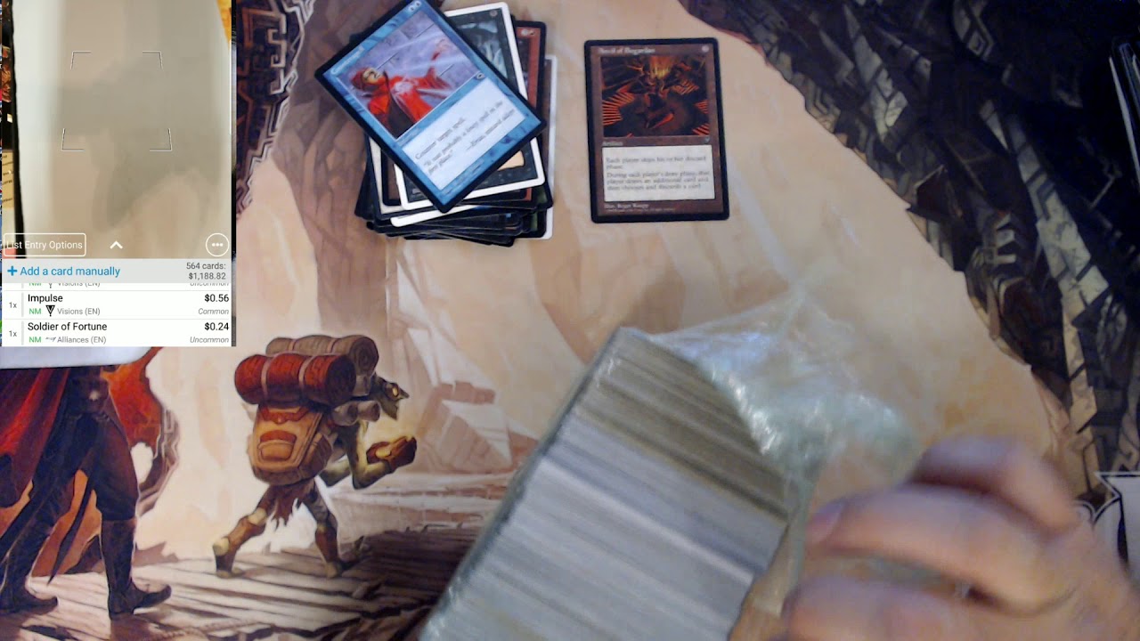 Magic the Gathering Ebay Random Buy MTG Unboxing part 9 Saran wrap bricks