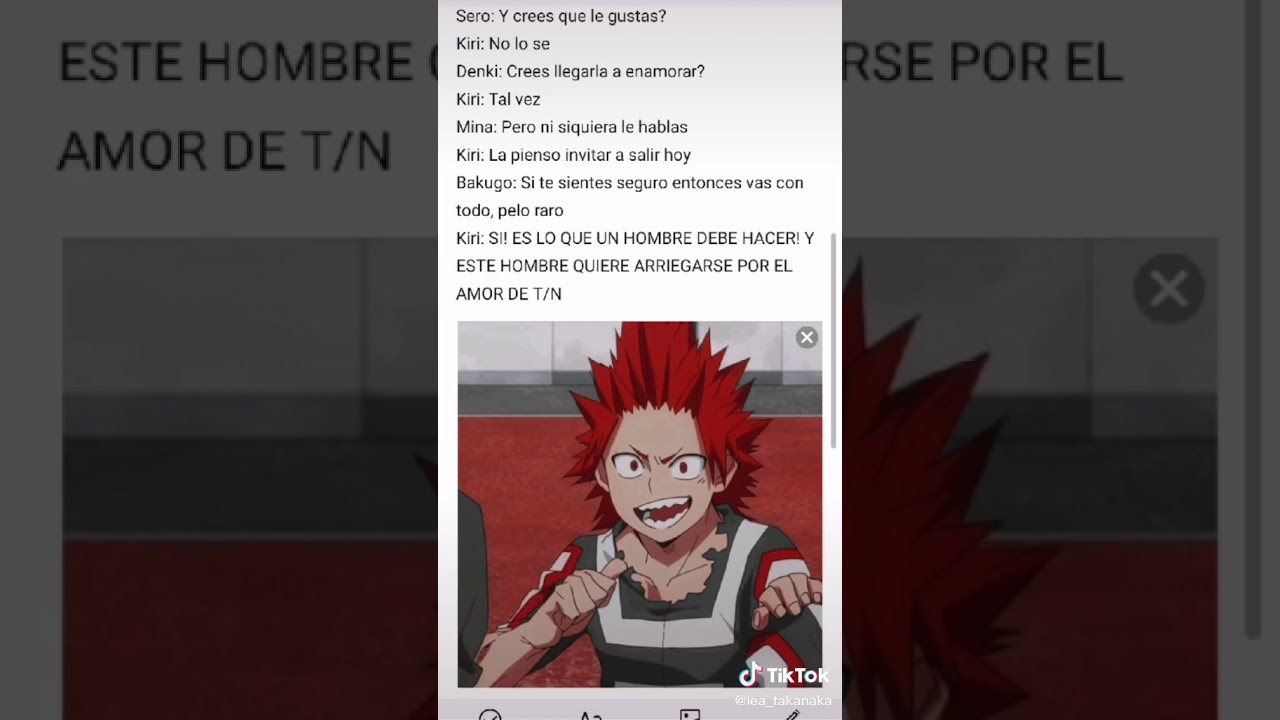 -Como sería Kirishima como novio…•★Autor:@lea_takanaka★•