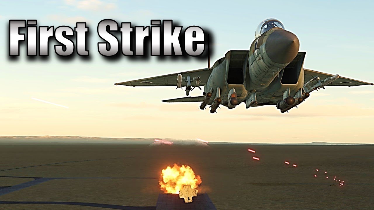 F-15E «Удар по взлетно-посадочной полосе» | DCS World Strike Eagle