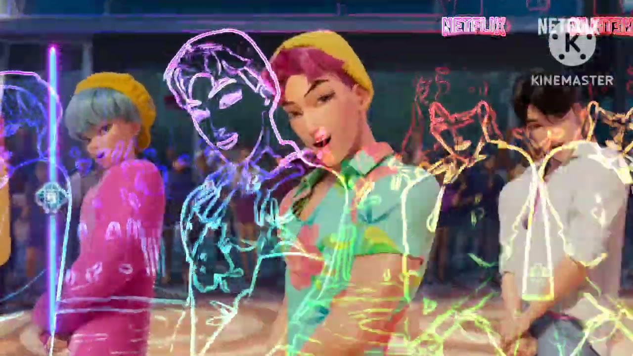 VR360+Cell Shader+Embossed+Neon Effects||KPoP SodaPop Dance. 