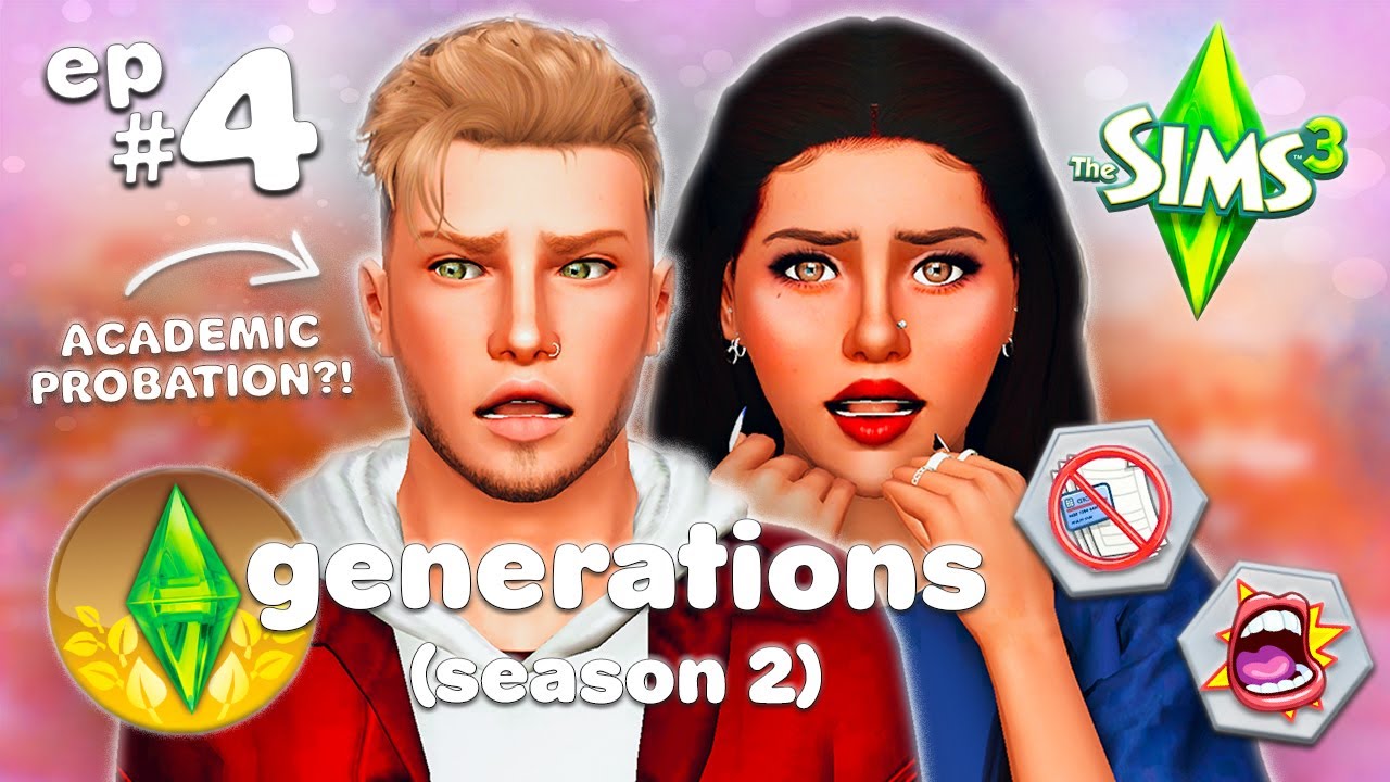 Академическое МОШЕННИЧЕСТВО?! 🤥 | серия №4 | The Sims 3: Новые поколения (2 сезон)