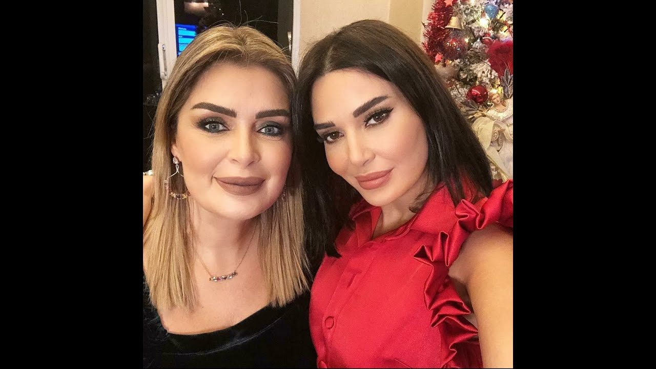 سيرين عبدالنور تحتفل بالكريسماس مع عائلتها 2020 🎅
