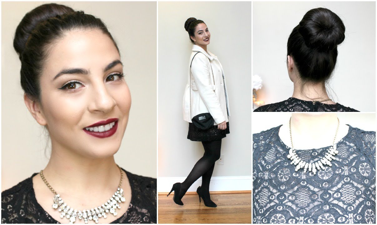 Get Ready With Me: Holiday Makeup, Hair, Outfit!