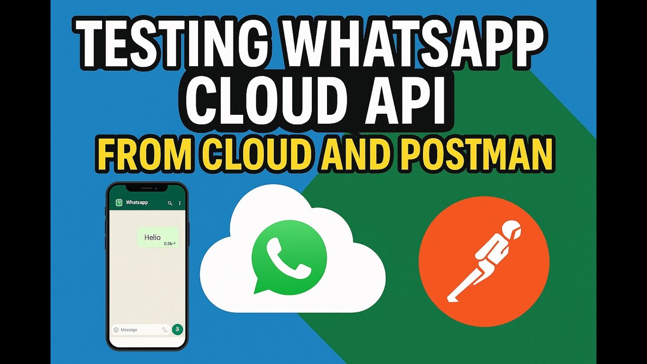 03 Send Template message from WhatsApp cloud API | Test WhatsApp API Through POSTMAN